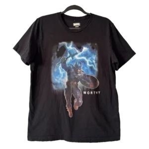 Vintage | Captain America Worthy Mjolnir Graphic Tee