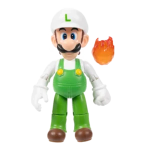 Super Mario | Fire Luigi 4-inch (Damaged)