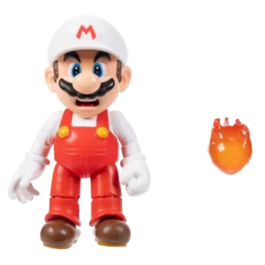 Super Mario | Fire Mario 4-inch (Damaged)