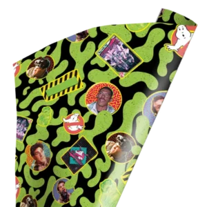 Ghostbusters Retro Cheese Wrapping Paper